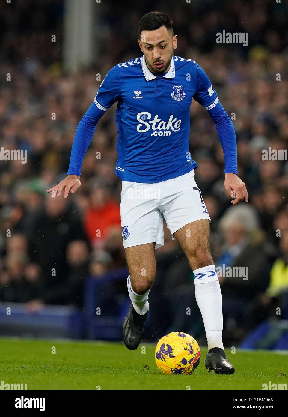 Liverpool, UK. 7th Dec, 2023. Dwight McNeil of Everton during the ...