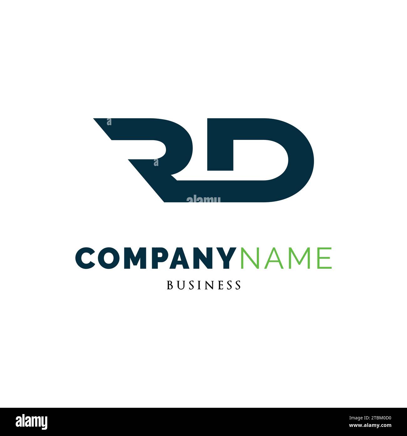Initial Letter RD Icon Logo Design Template Stock Vector Image & Art ...