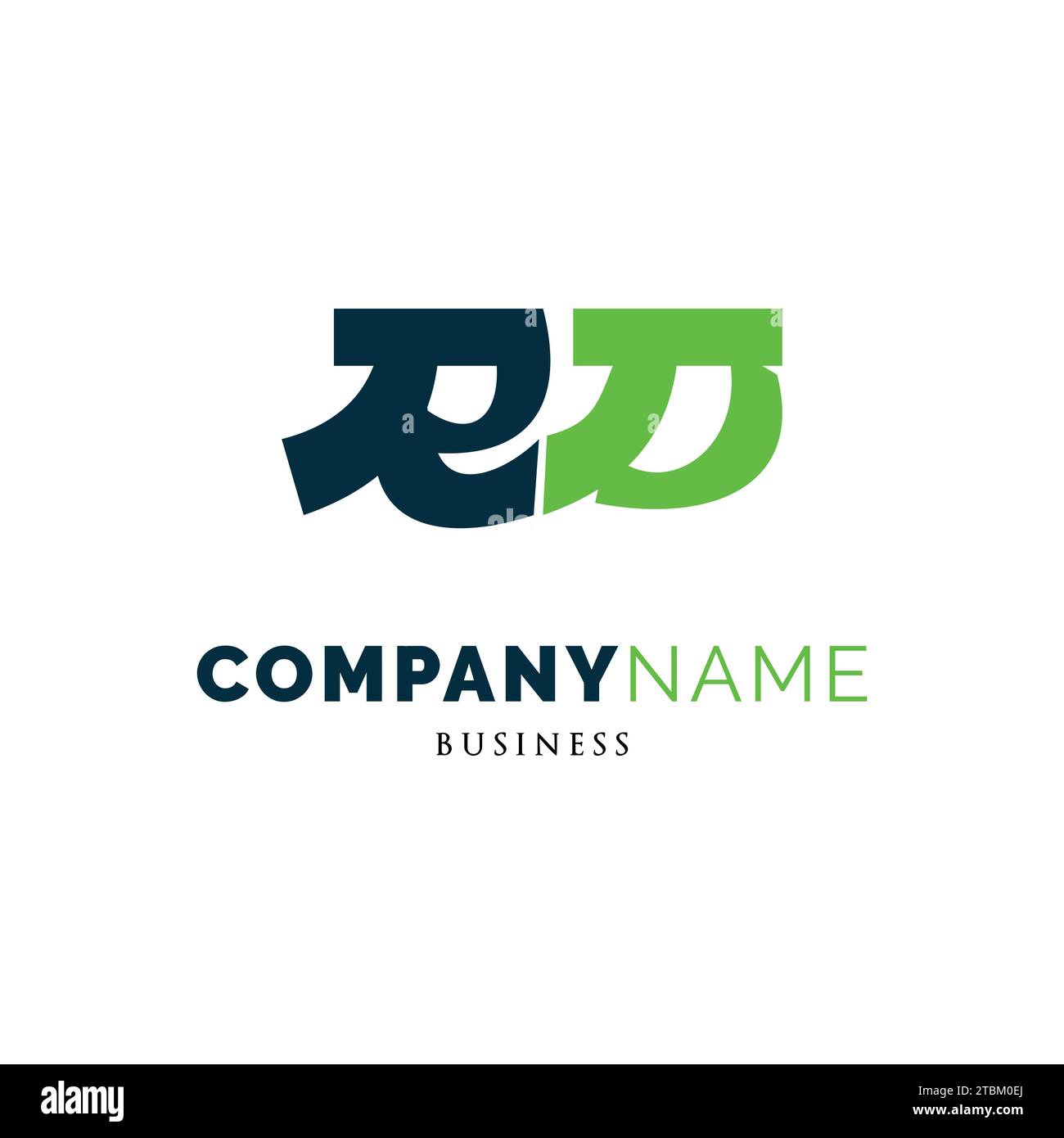 Initial Letter RD Icon Logo Design Template Stock Vector Image & Art ...