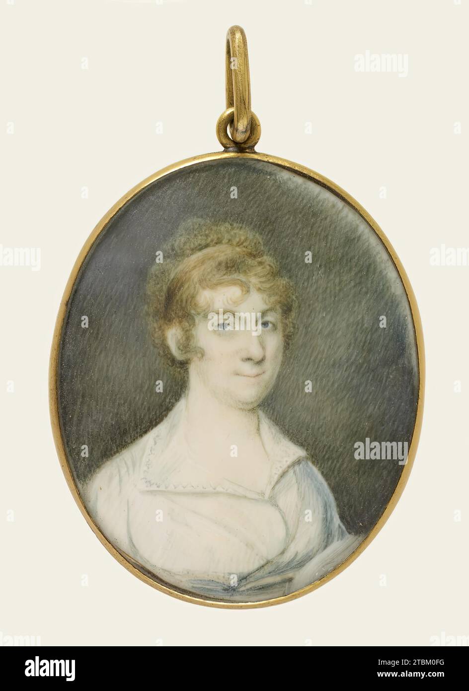 Ann Brunton, the actress (Mrs. Rob Merry), c1795. Ann Brunton (1769-1808) was the first actress of eminence to cross the Atlantic. She acted first in Bath and London where she attained great distinction, and was rated by many as second only to Mrs. Siddons. In 1792 she married Robert Merry, a socially advantageous match, although her husband, who was an amateur playwright, had soon spent all of his inheritance. She retired from the theatre after her marriage, and the couple lived in Paris, but financial constraints meant that she had to return to the stage. The couple left for the United State Stock Photo