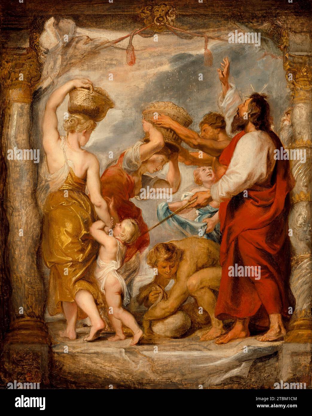 The Israelites Gathering Manna in the Desert, between c1626 and c1627