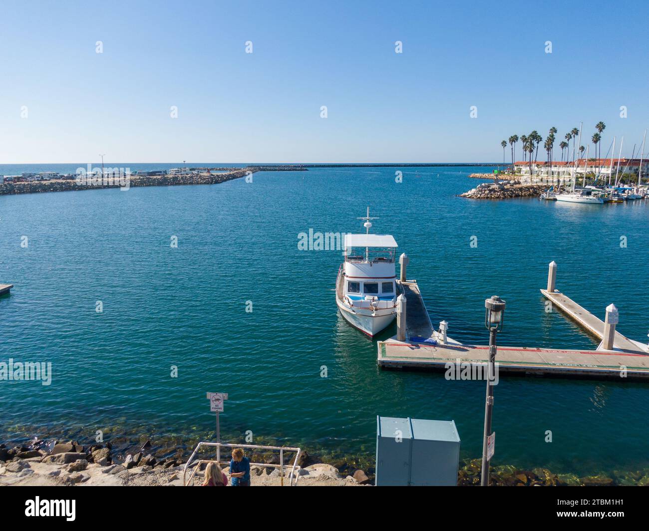 Drone Photos of Oceanside California Stock Photo