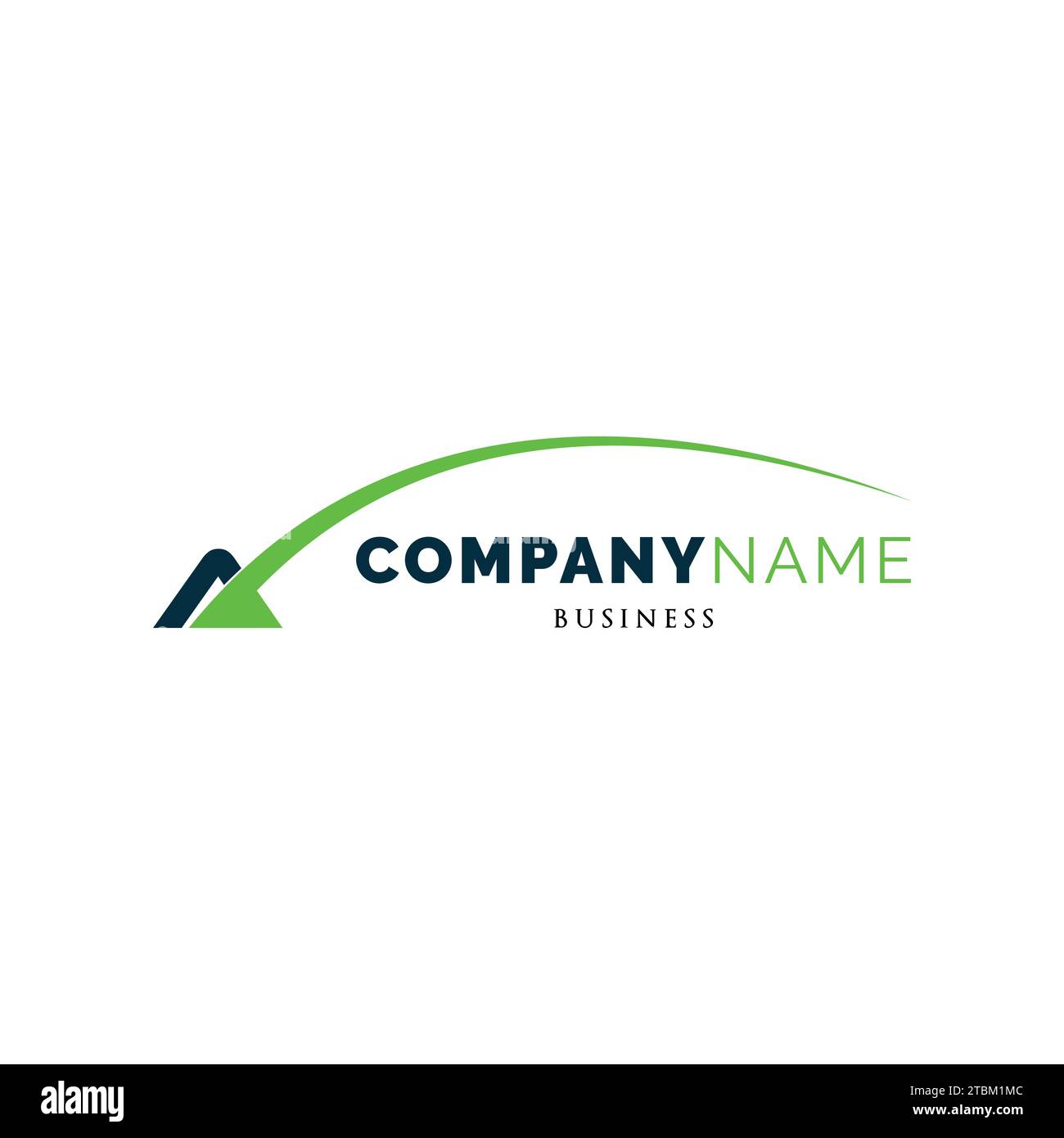 Initial Letter A Swoosh Icon Logo Design Template Stock Vector Image ...