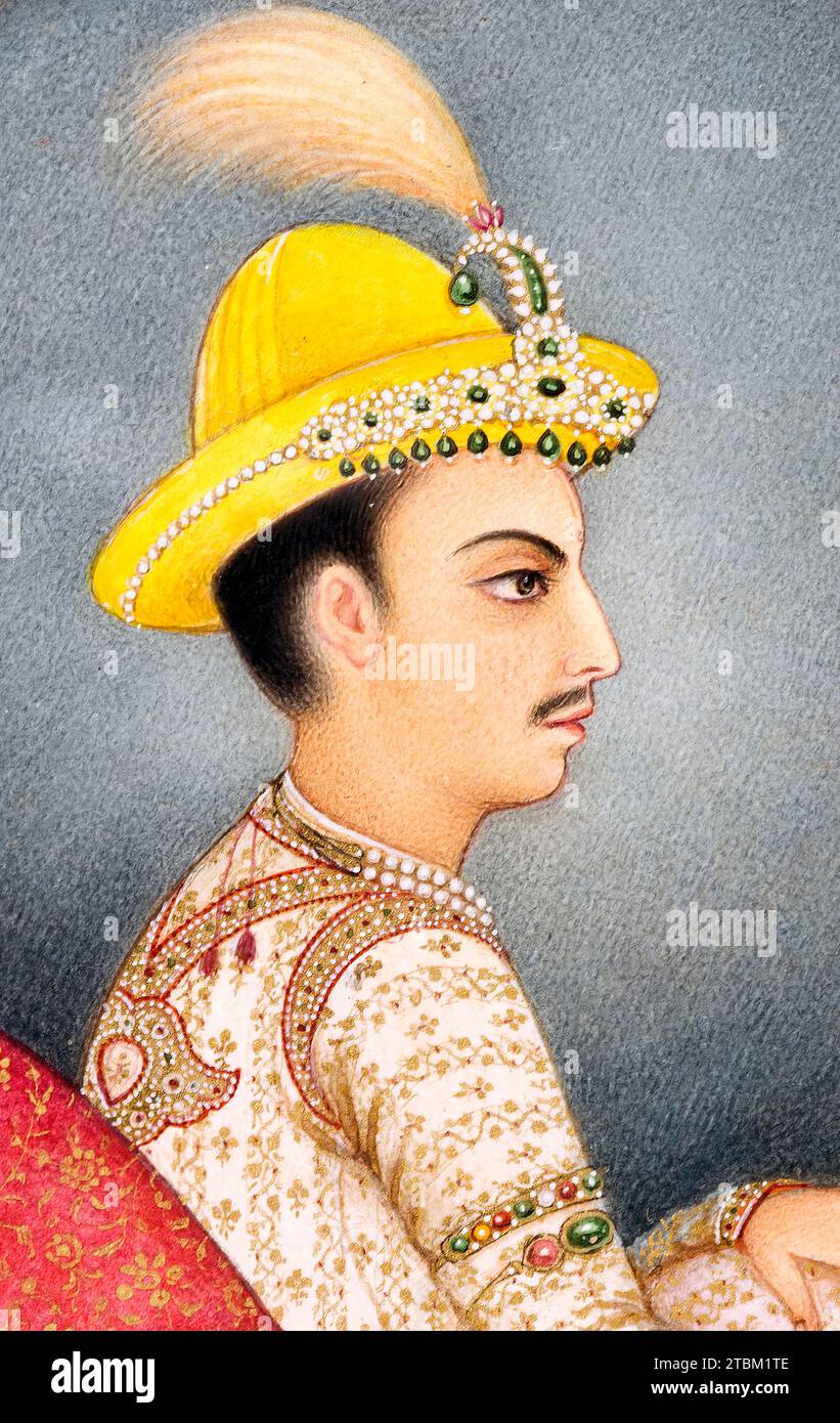 king-girvan-yuddhavikram-shah-1797-1816-c1815-stock-photo-alamy