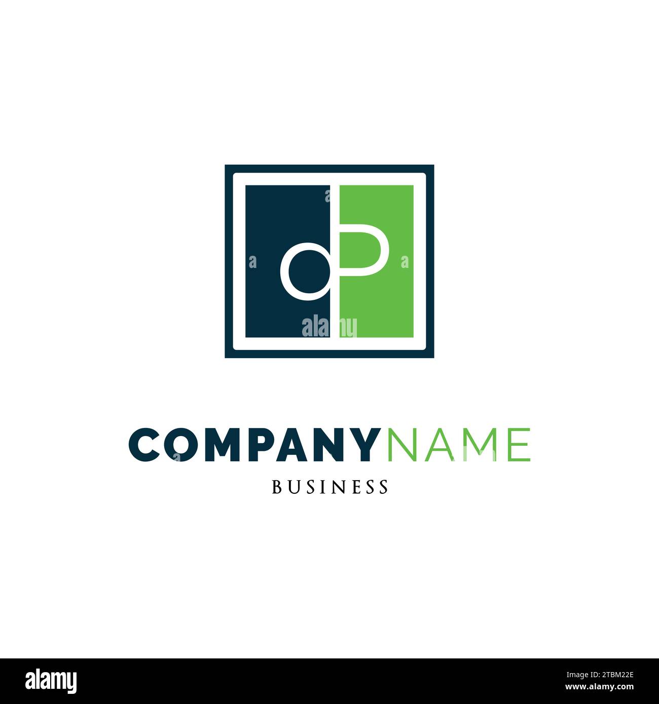 Initial Letter DP House Icon Logo Design Template Stock Vector