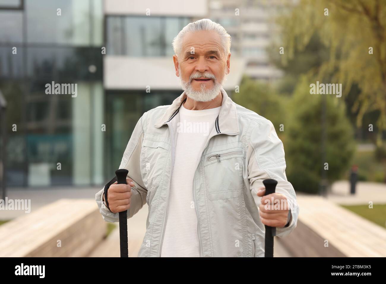 Nordic walking poles hi-res stock photography and images - Alamy