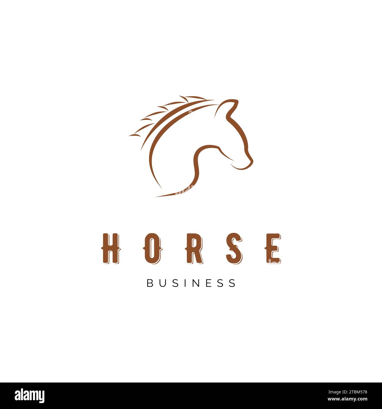 Horse icon vector logo template illustration design Stock Vector