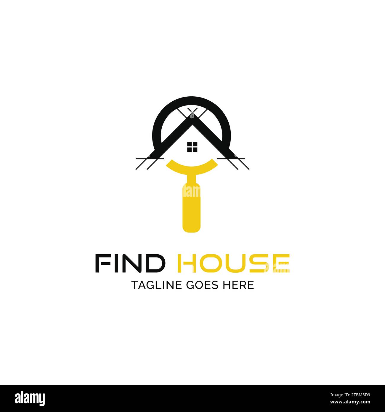 Find house logo design inspiration Stock Vector Image & Art - Alamy