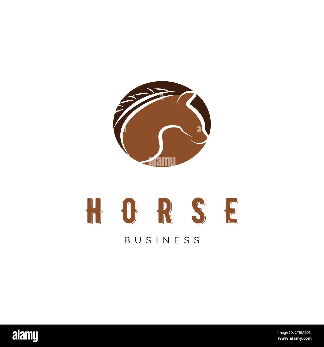 Horse icon vector logo template illustration design Stock Vector