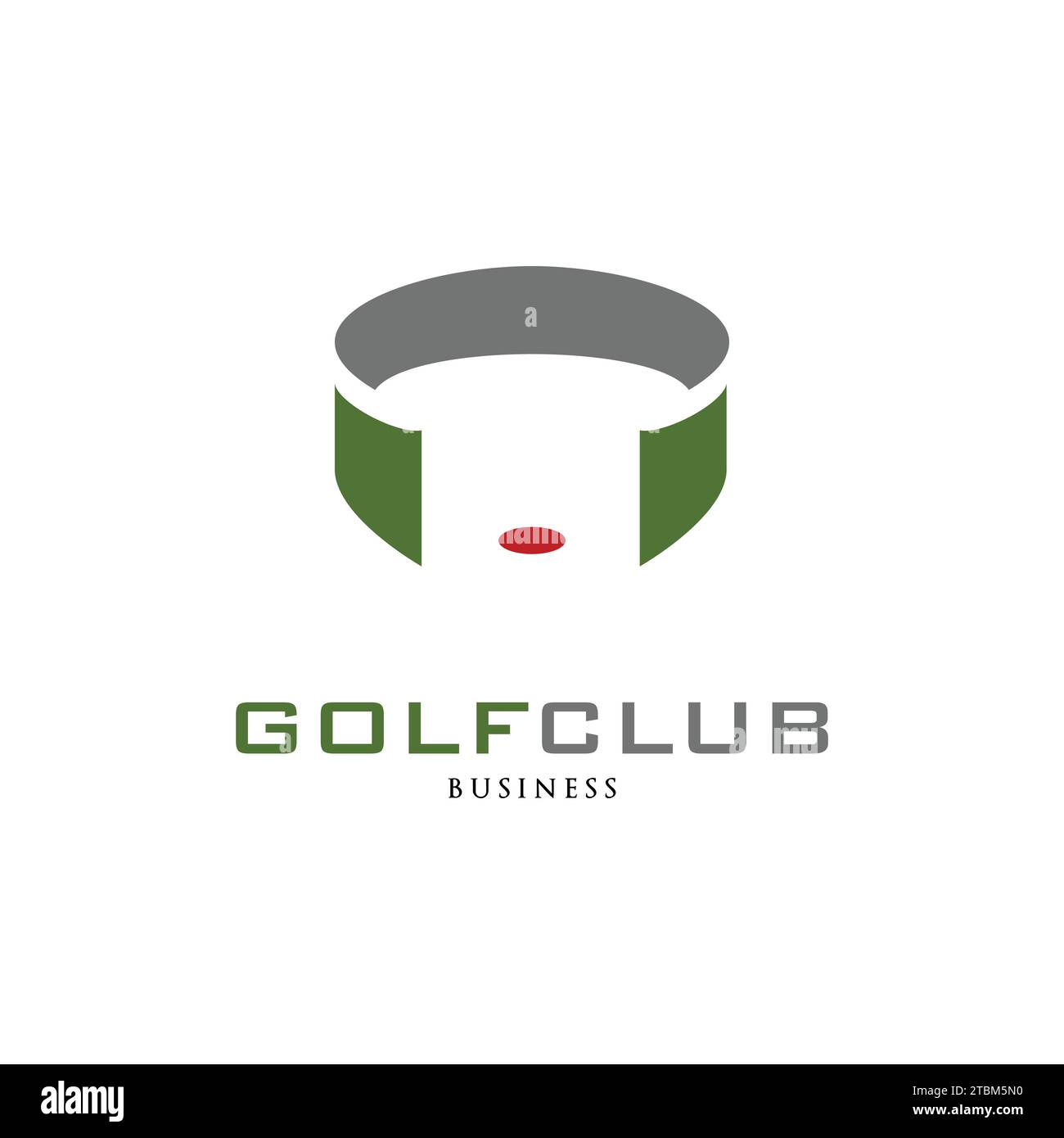 Golf Club Icon Logo Design Template Stock Vector