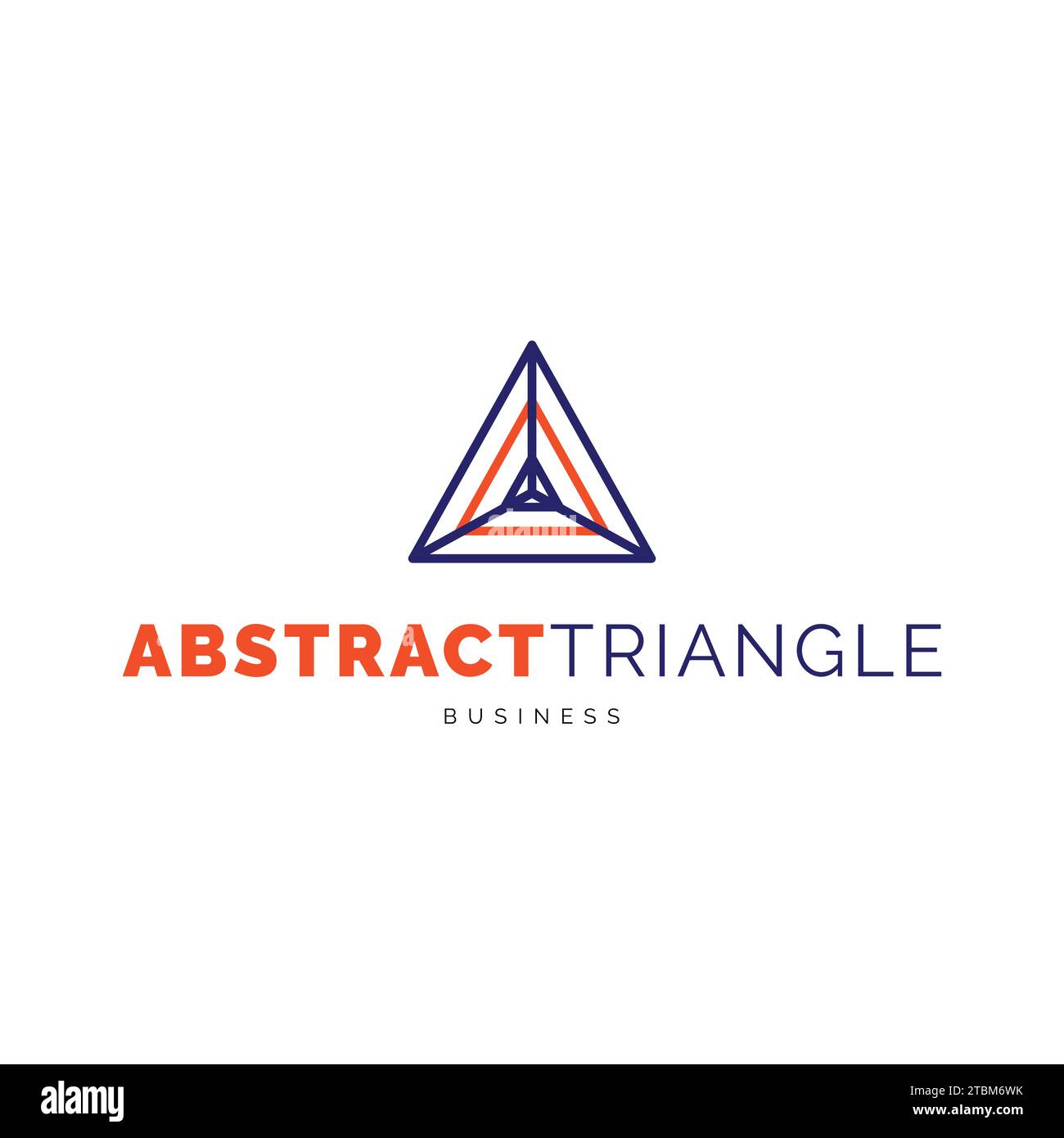 Abstract triangle icon logo design inspiration Stock Vector Image & Art ...