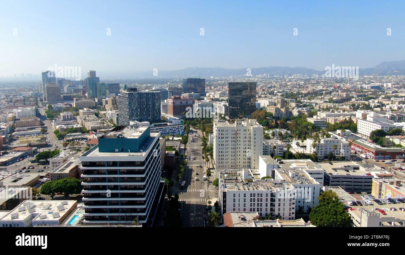 Stock drone photos of Los Angeles California Stock Photo Alamy