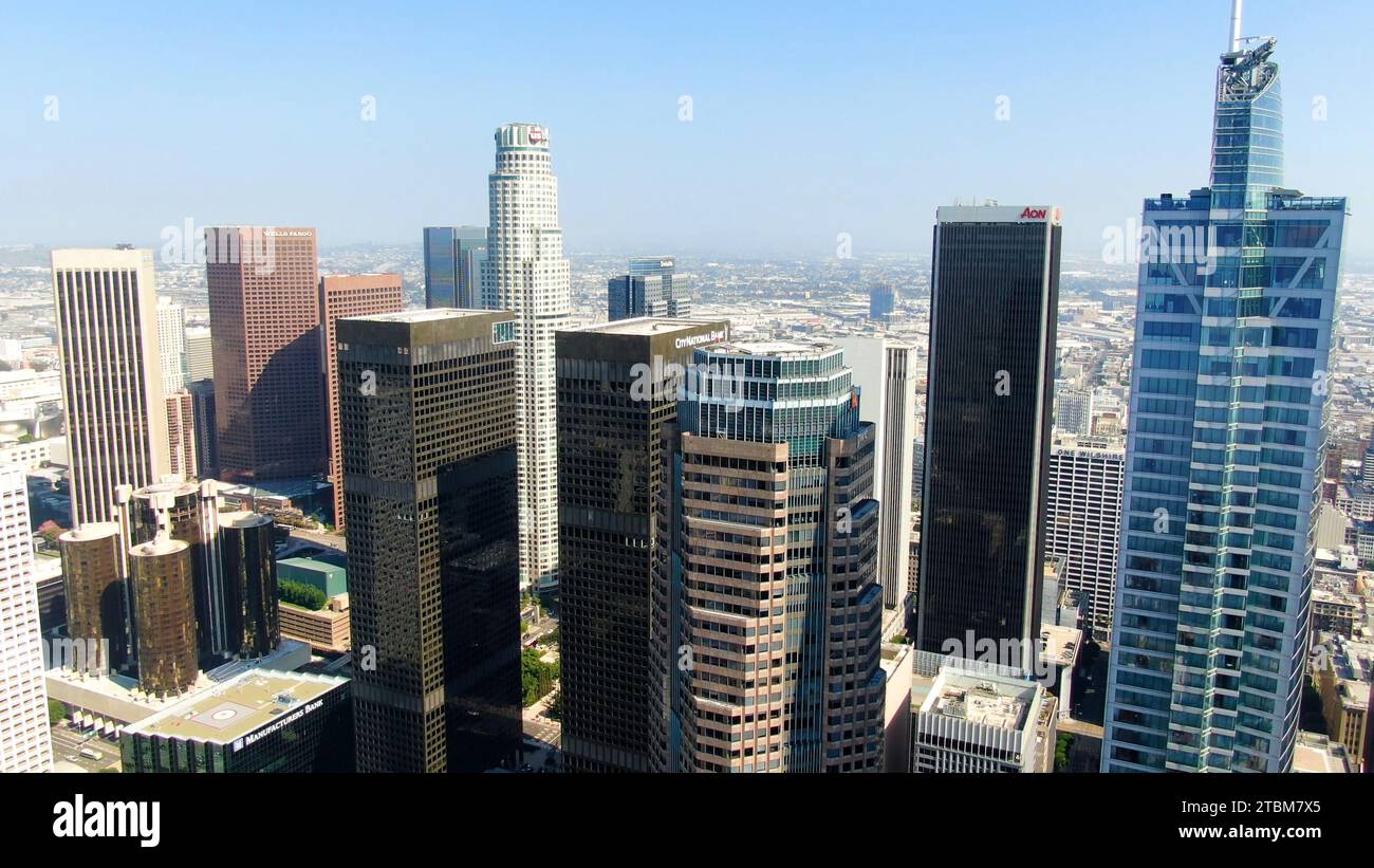 Stock drone photos of Los Angeles California Stock Photo Alamy