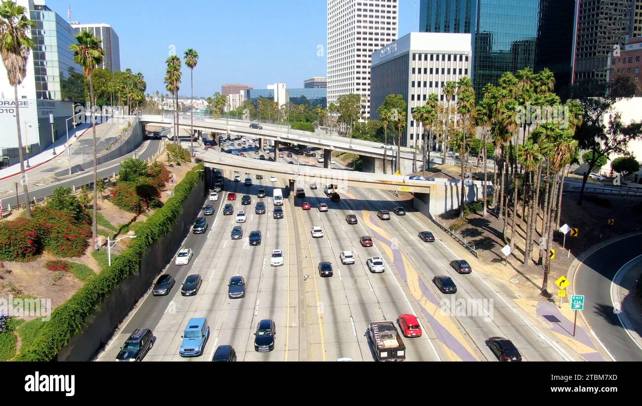 Stock drone photos of Los Angeles California Stock Photo Alamy