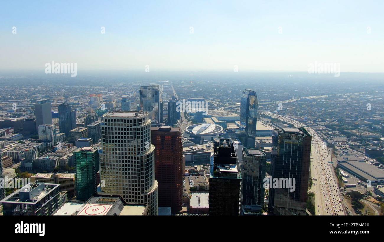 Stock drone photos of Los Angeles California Stock Photo Alamy