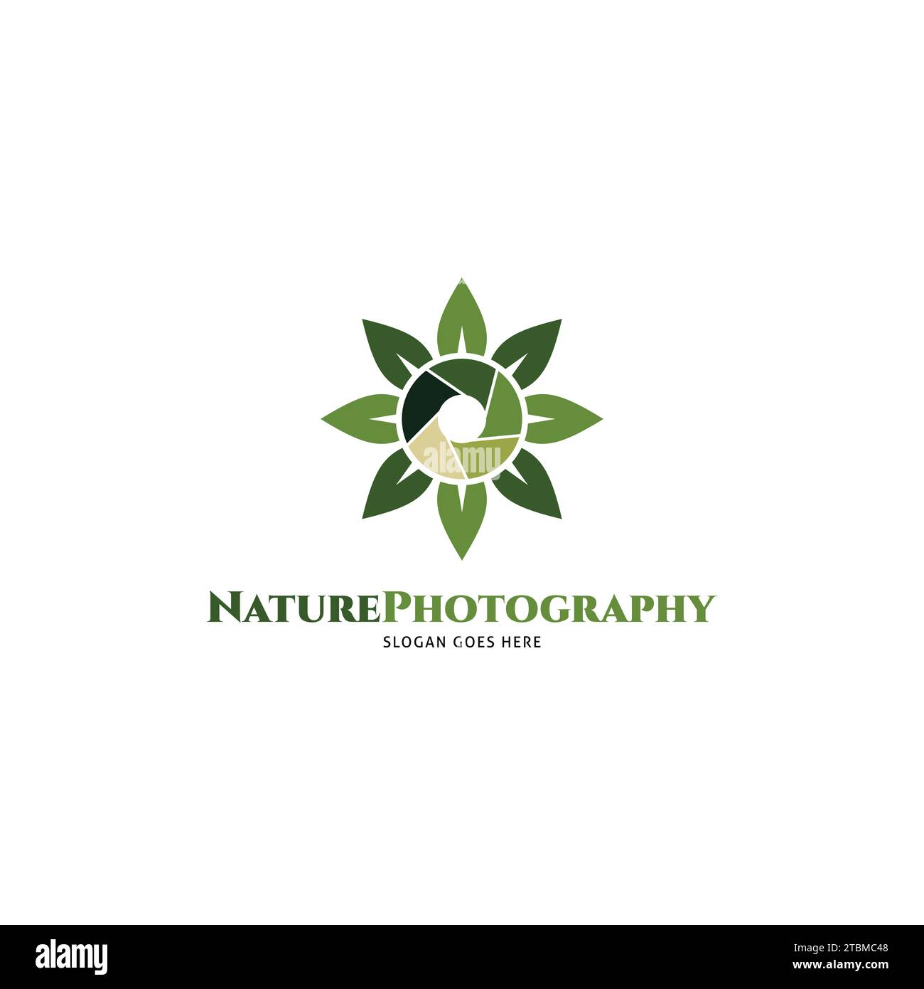 Camera Photography Nature Logo Icon Design Template Elements Stock Vector