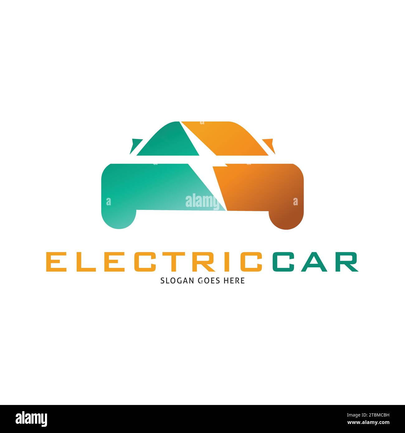 Electric Car Icon Vector Logo Template Illustration Design Stock Vector