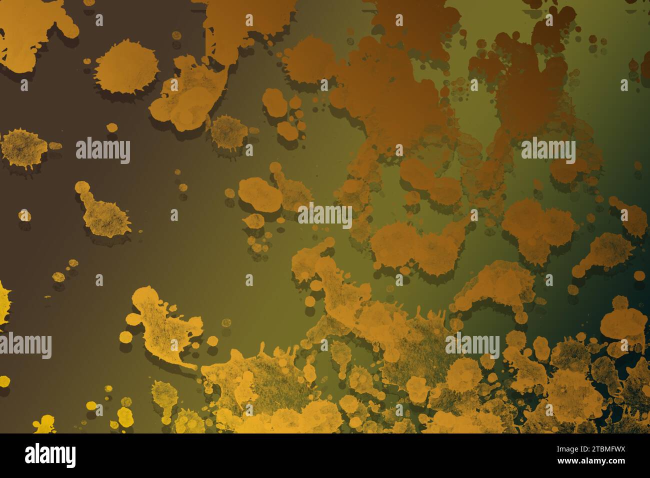 Abstract background template made of of colorful paint splashes Stock Photo
