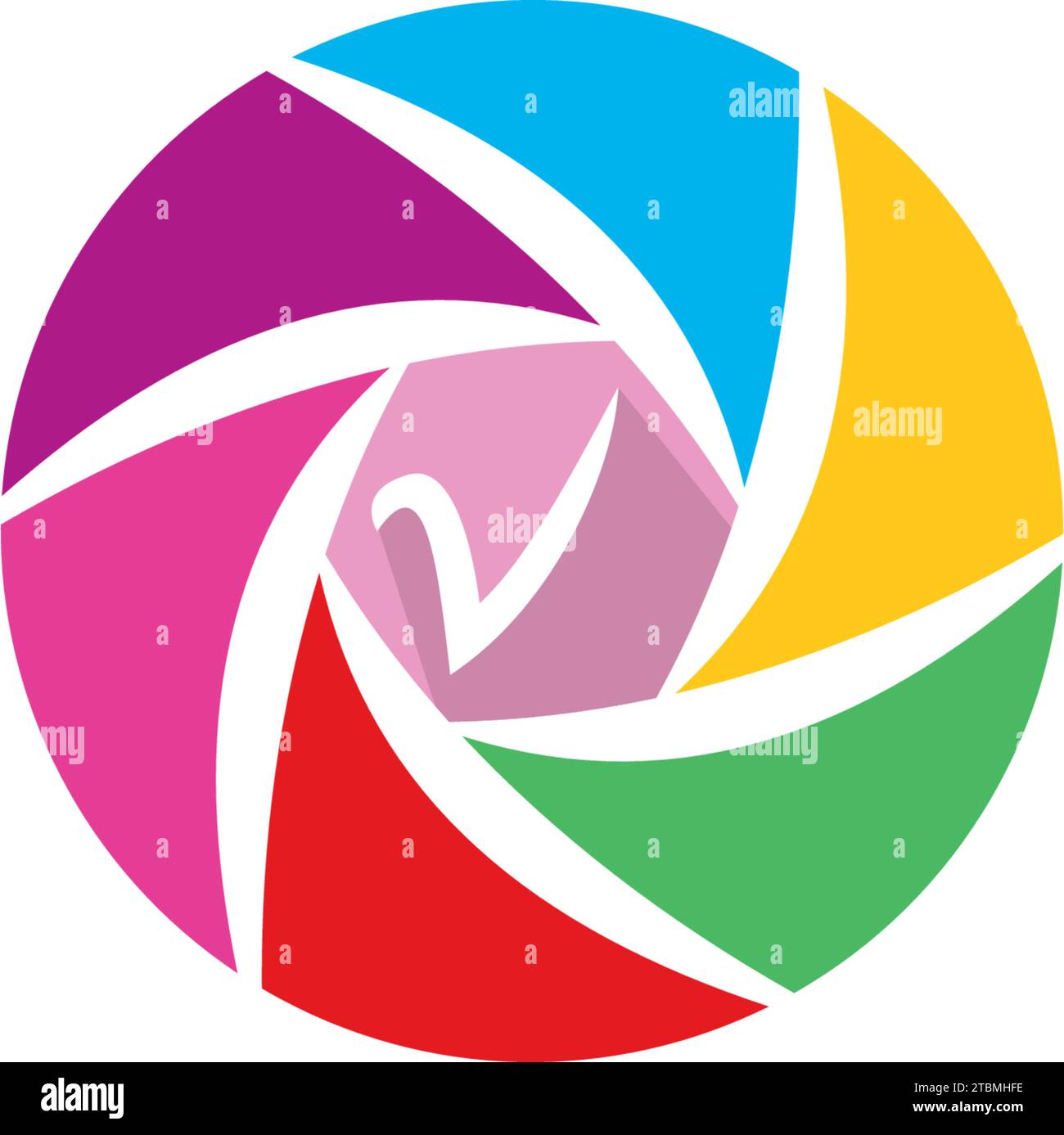 Zoom logo creation Stock Vector Images - Alamy