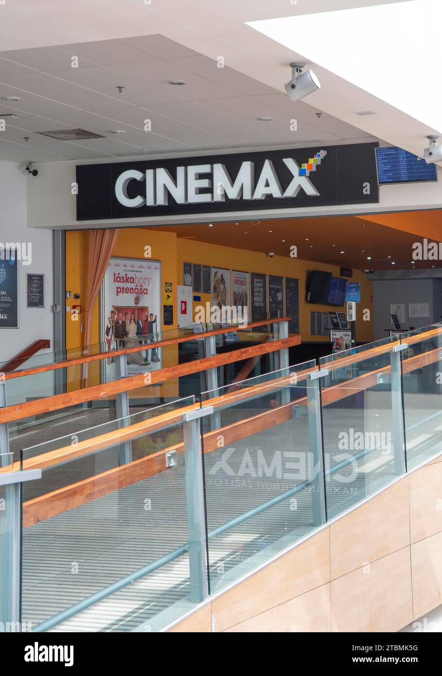 Banska bystrica slovakia may 1 2022 cinemax movie theater in