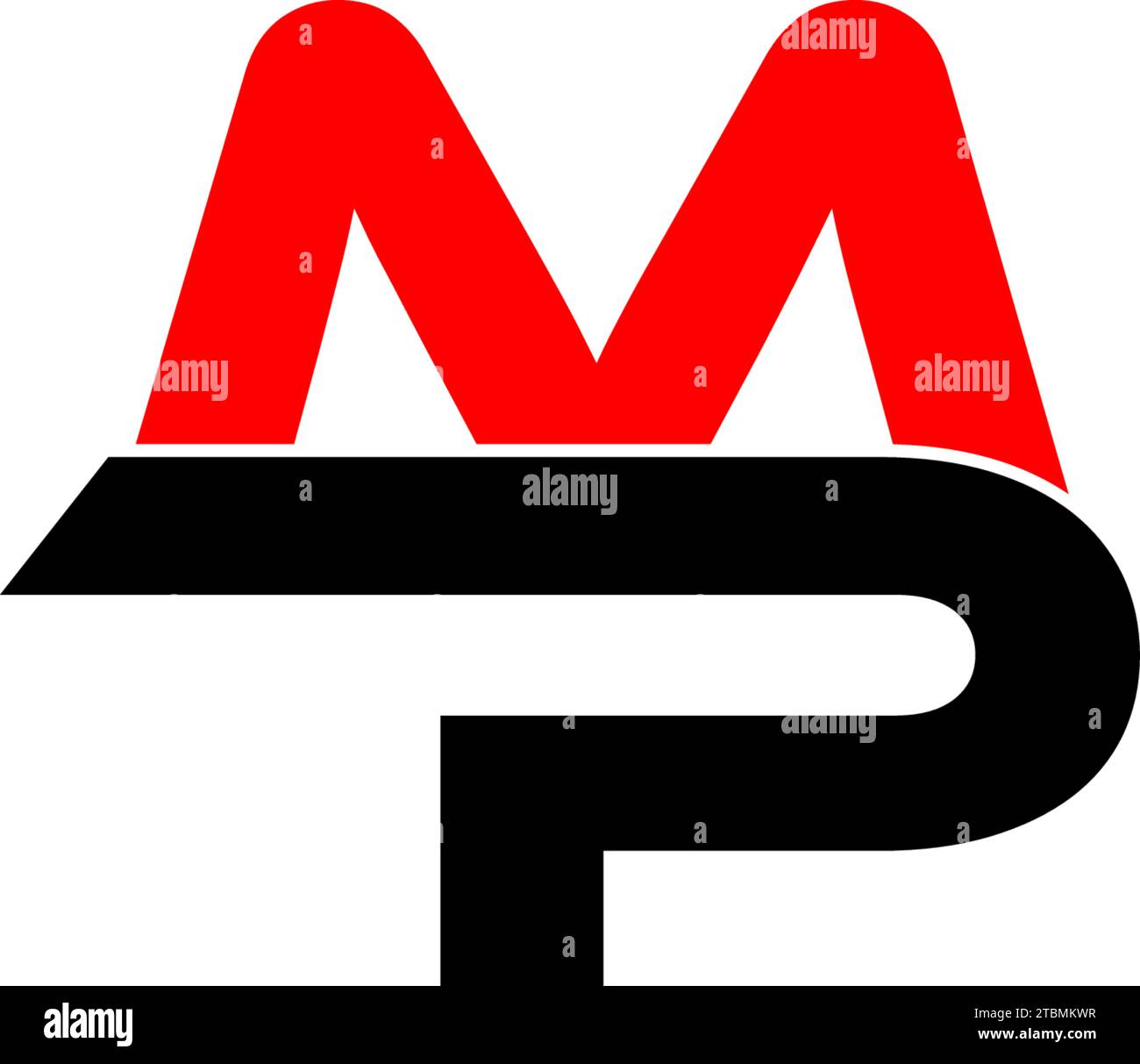 is a symbol in the form of a combination of letters Stock Vector
