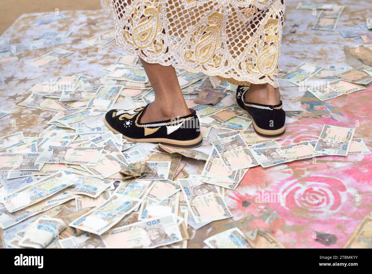 Nigerian Weddings and decoration Stock Photo