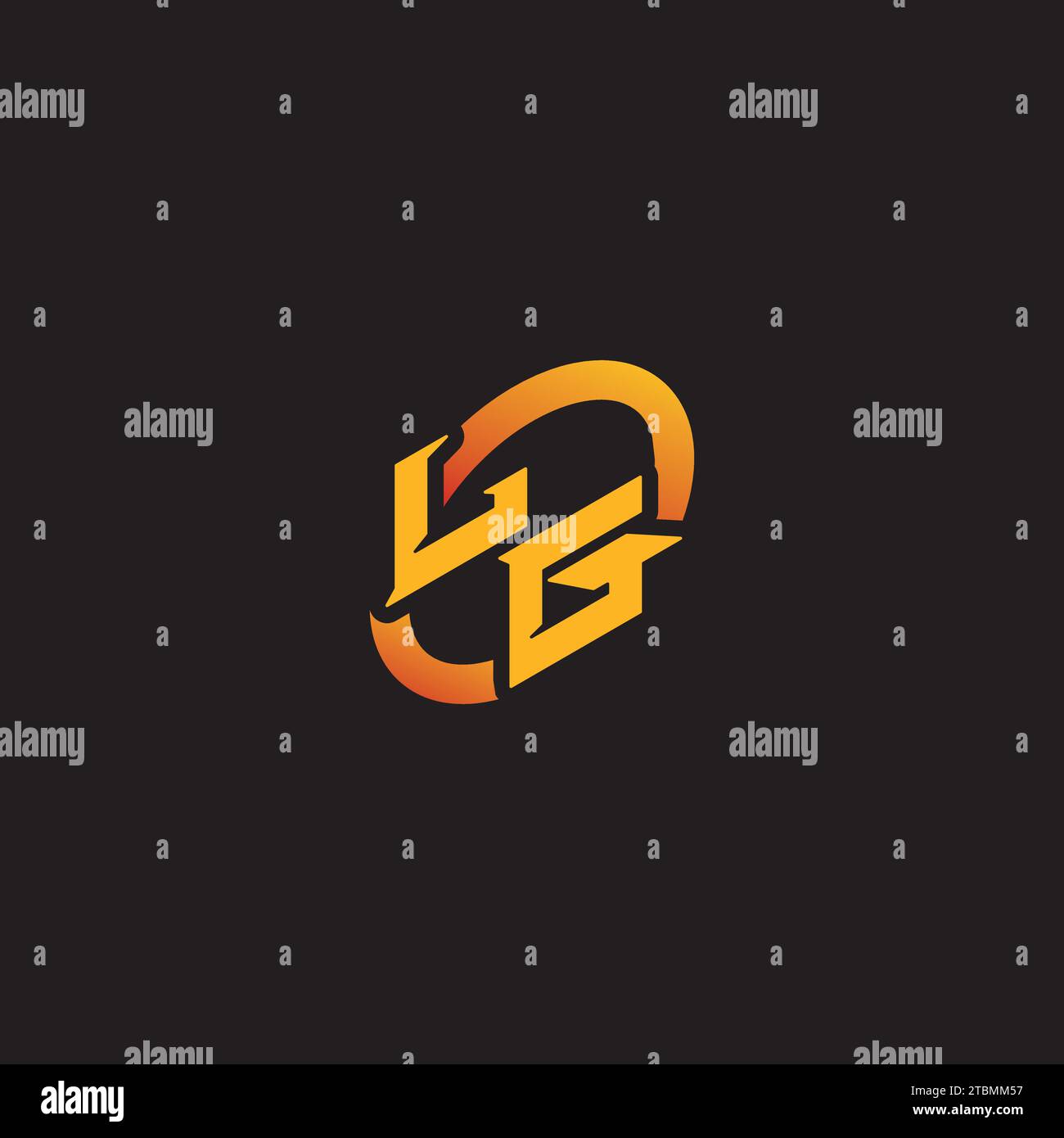 Gl Initals GL combination letter unique initials logo esport for gaming team ...