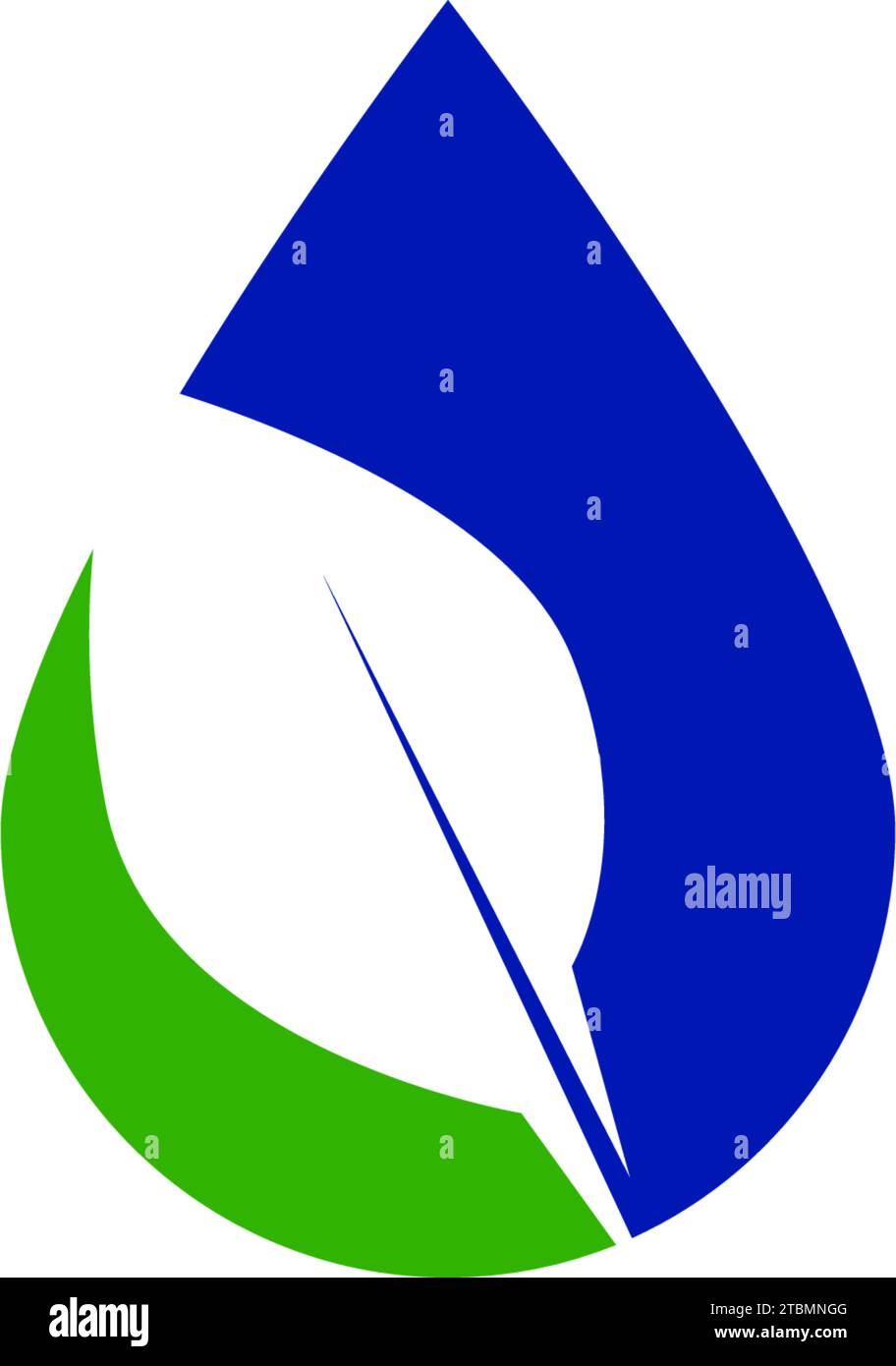 is a symbol related to nature that is water Stock Vector