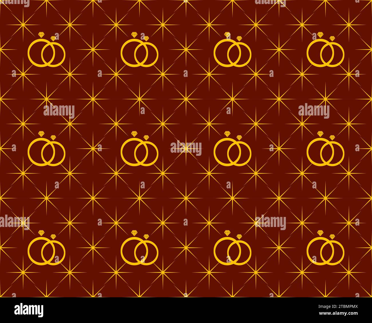 anniversary pattern background shaped stars and diamond ring Stock Vector