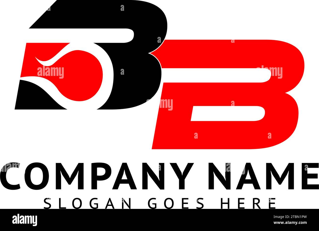 Initial Letter BB Fire Logo Design Stock Vector Image & Art - Alamy
