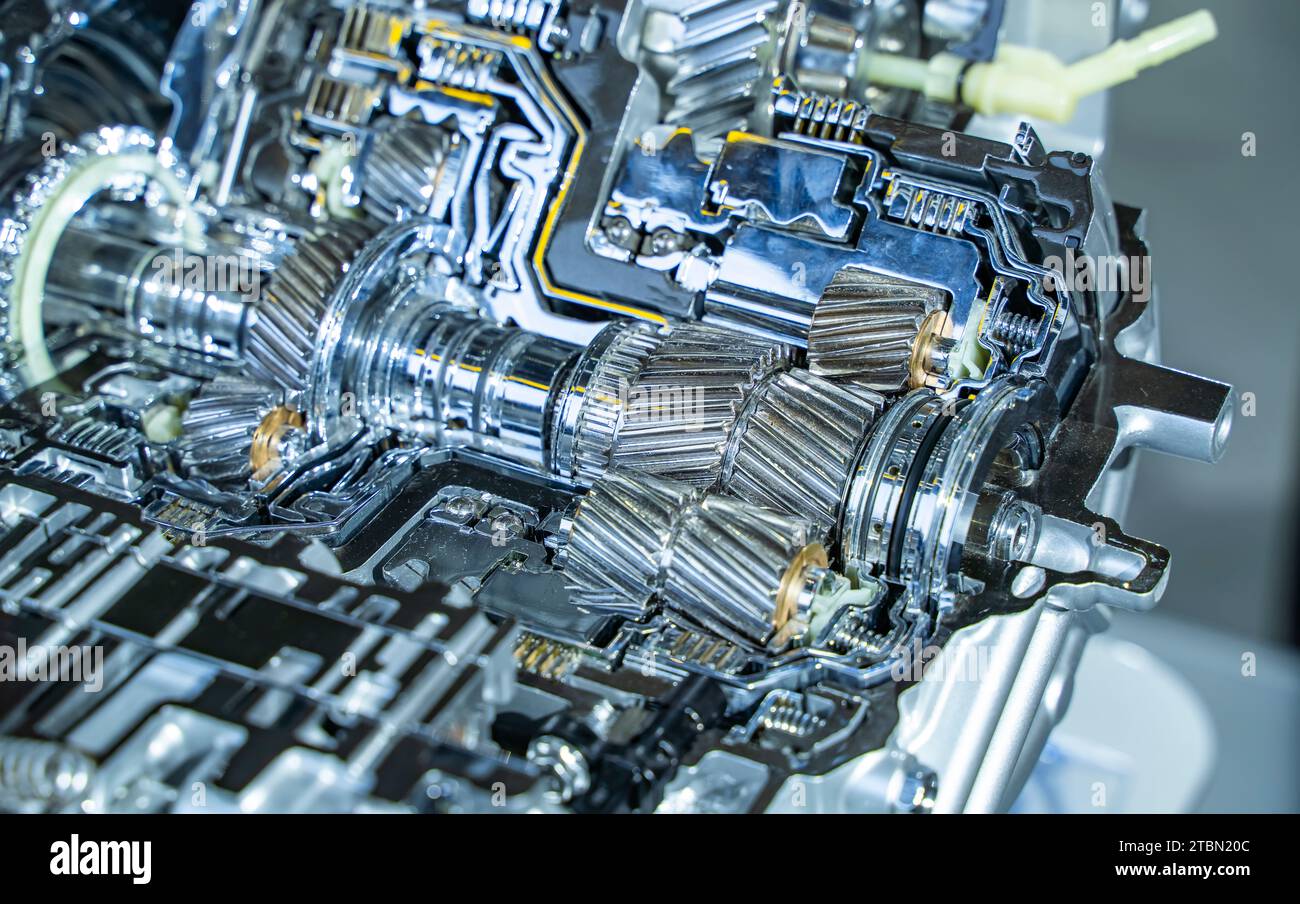 car automotive transmission gearbox background Stock Photo Alamy