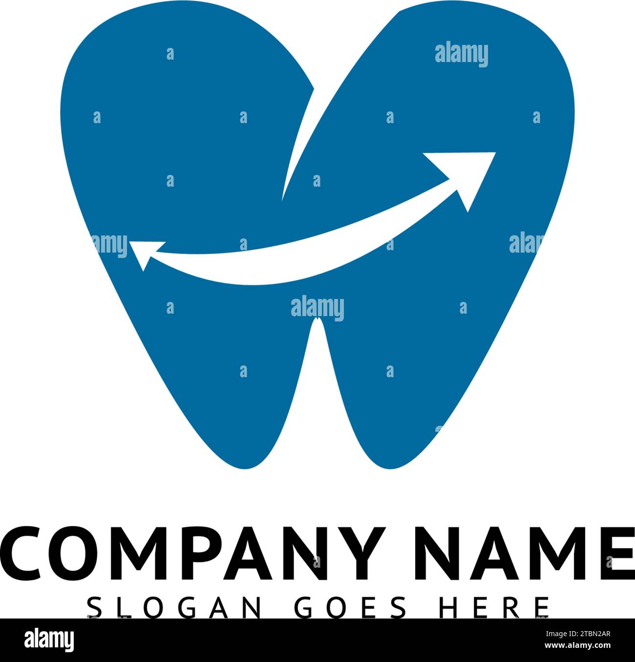 Arrow dental logo icon vector template Stock Vector Image & Art - Alamy