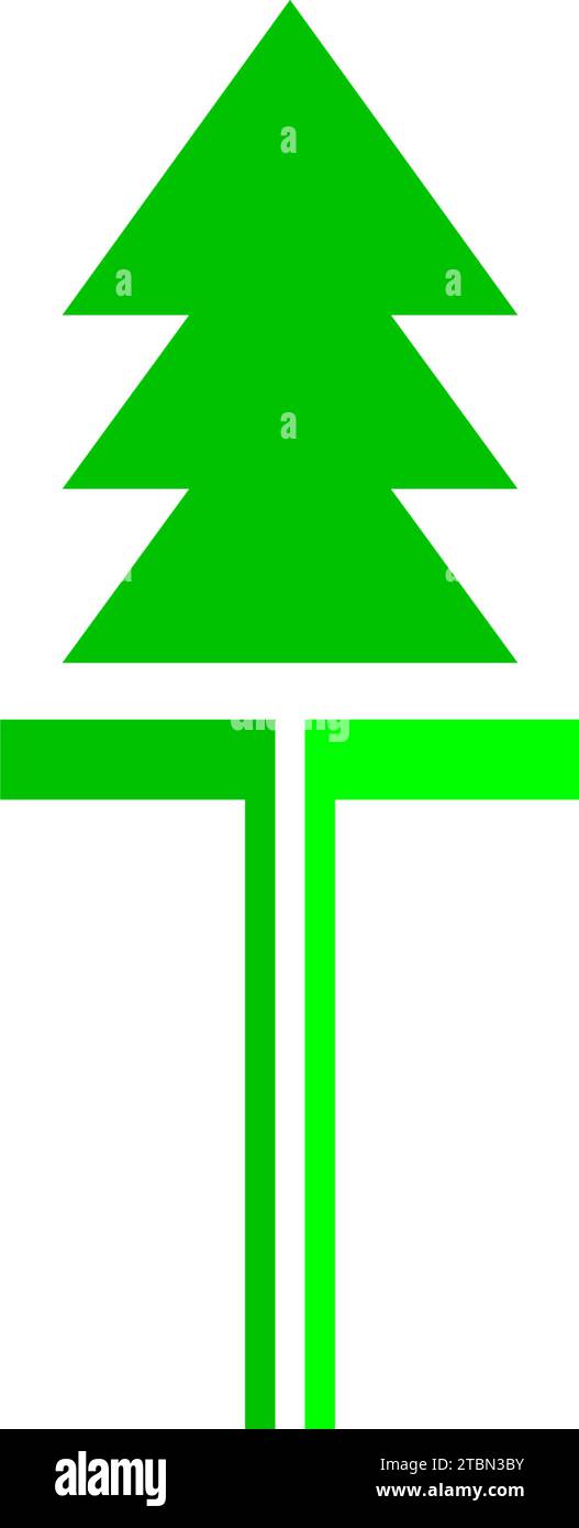 Pine Tree Logo Design Template Stock Vector Image & Art - Alamy