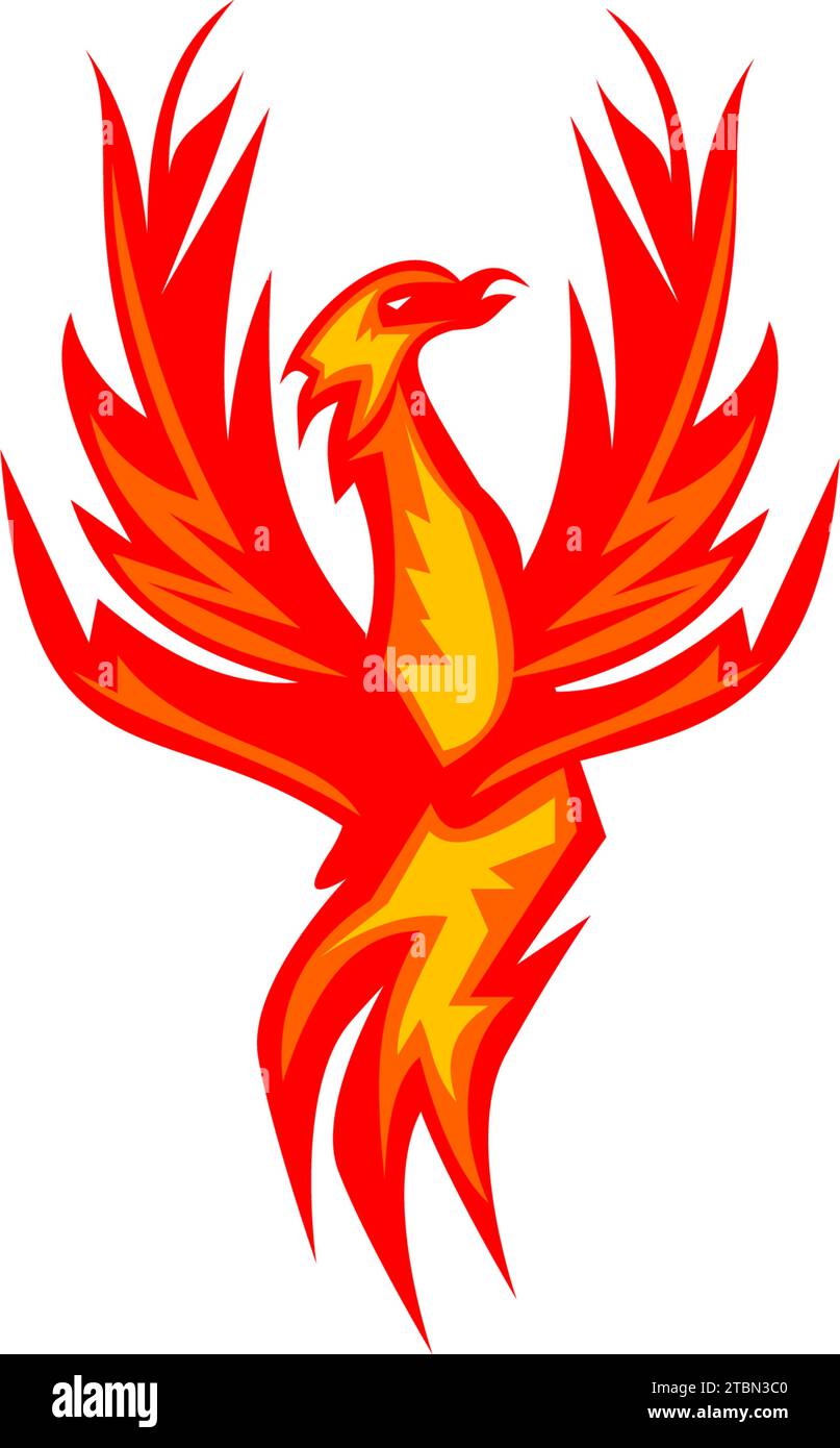 Phoenix logo design template Stock Vector Image &amp; Art - Alamy