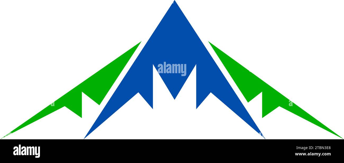 Mountains Logo Design Vector Template Stock Vector Image & Art - Alamy