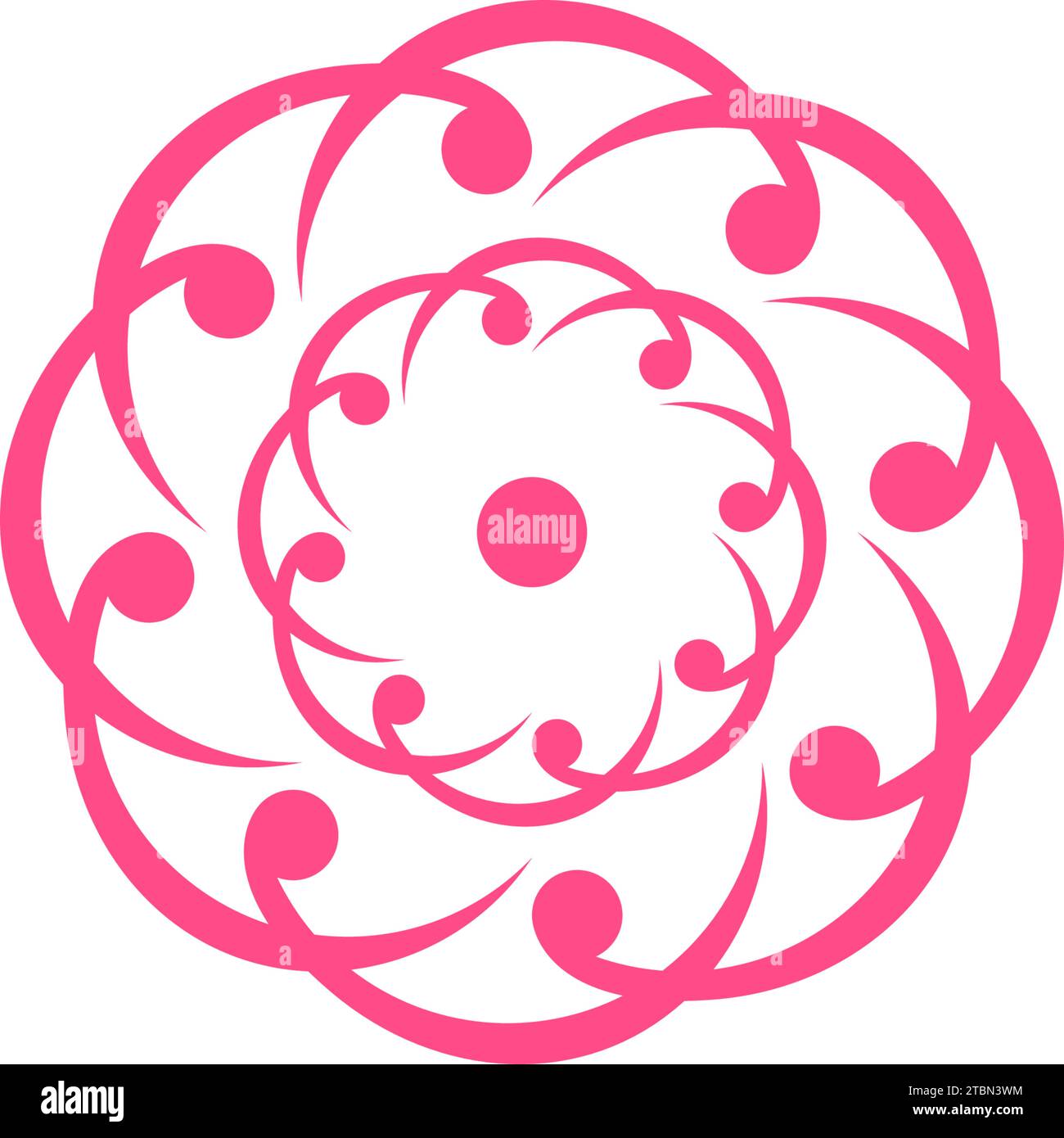 Abstract flower logo icon vector design Stock Vector Image & Art - Alamy
