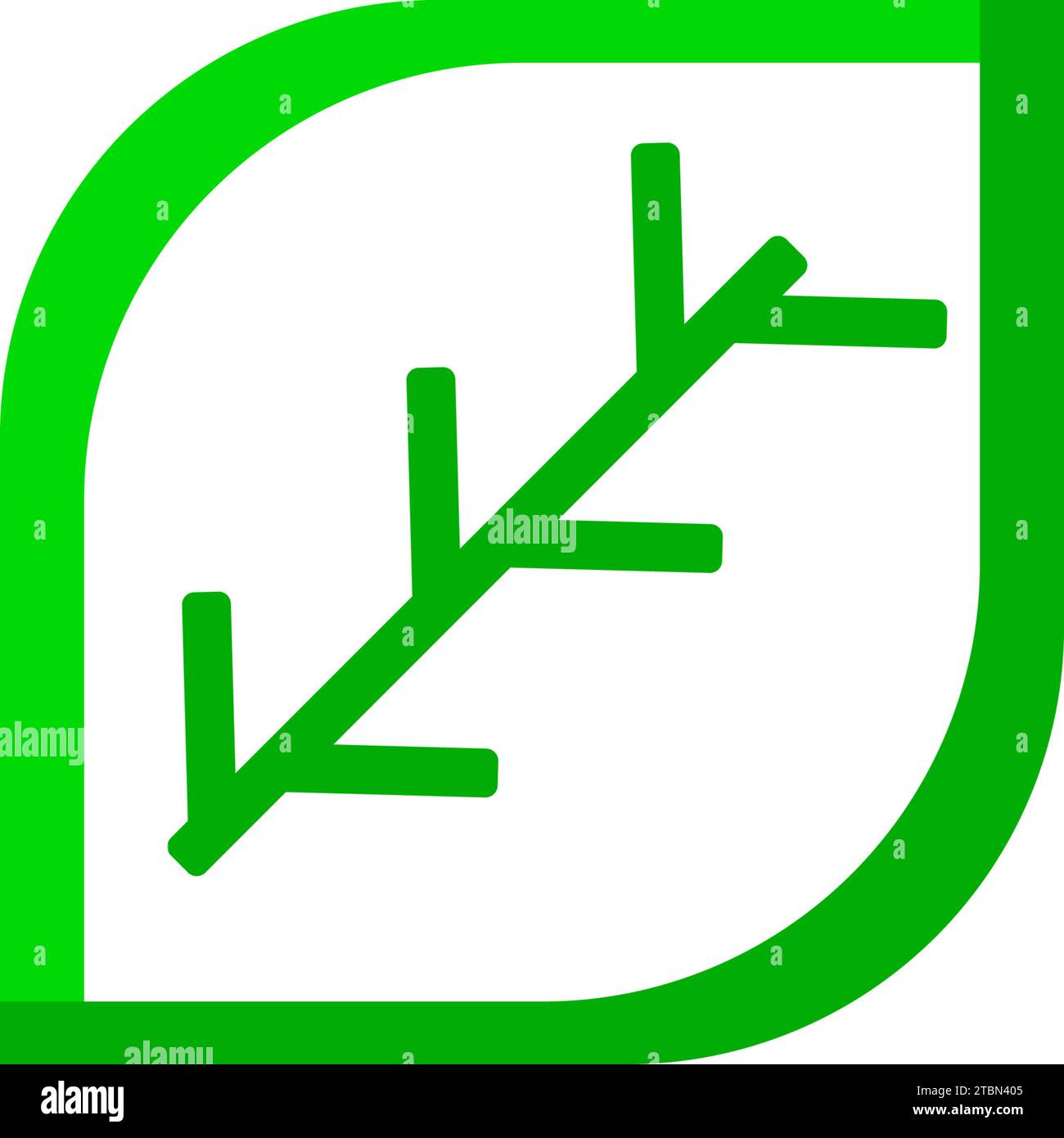 Green Eco Leaf Vector Logo Icon Design Template illustration Stock ...