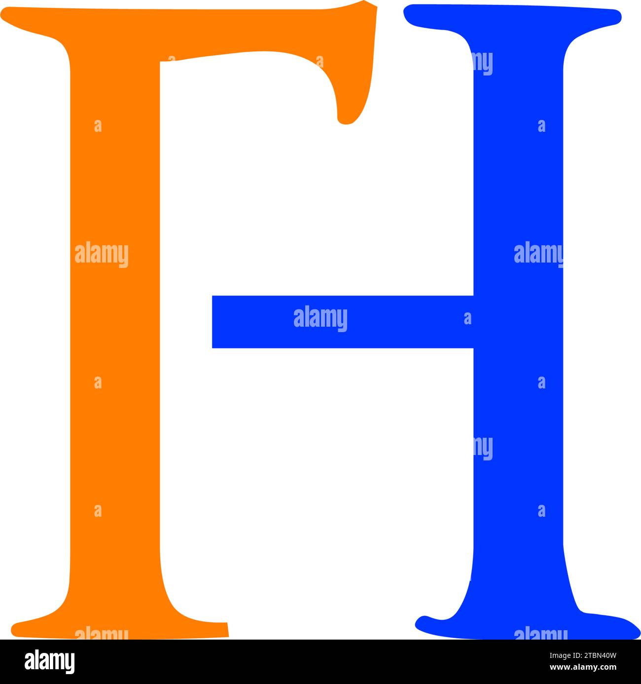 Fh logo design hi-res stock photography and images - Alamy