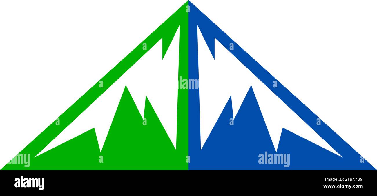 Mountains Logo Design Vector Template Stock Vector Image & Art - Alamy