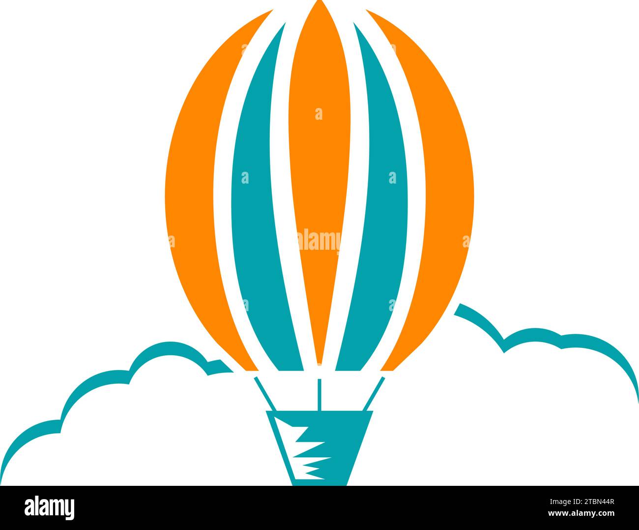 Air Balloon Logo Template Stock Vector Image & Art - Alamy