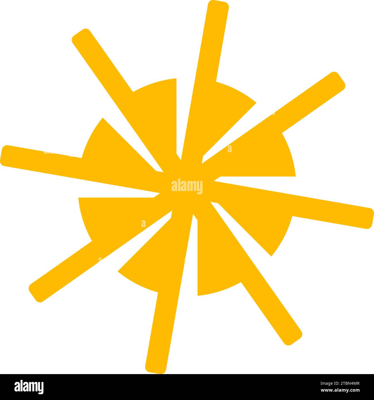 Sun Logo Design Template Stock Vector Image & Art - Alamy