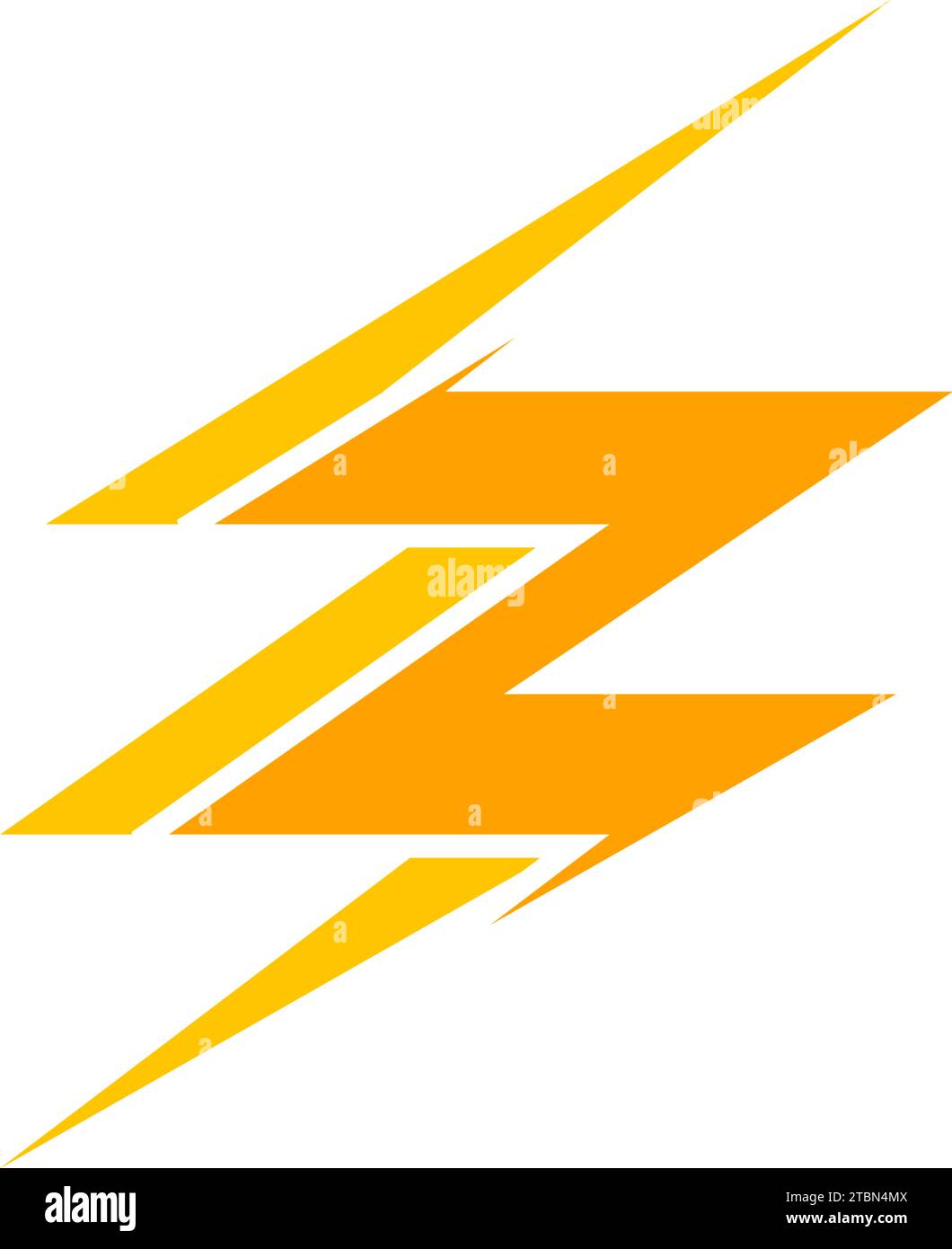 Lightning thunderbolt electricity vector logo design Stock Vector