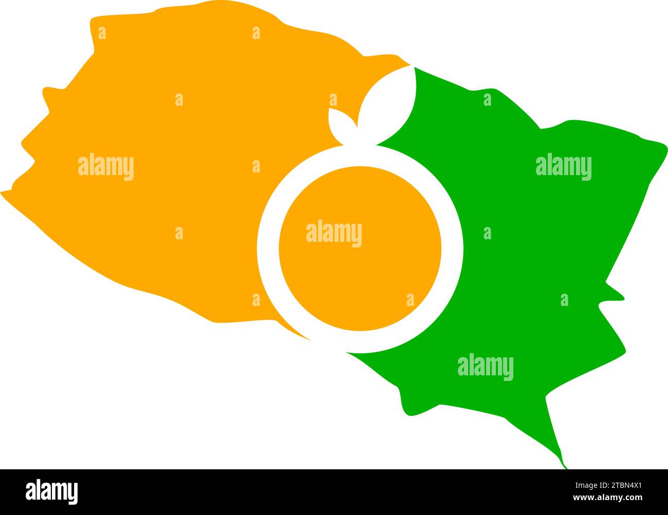 Orange County California Map Stock Vector Image Art Alamy