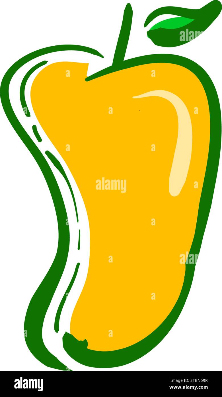 Mango Logo Template vector illustration design Stock Vector