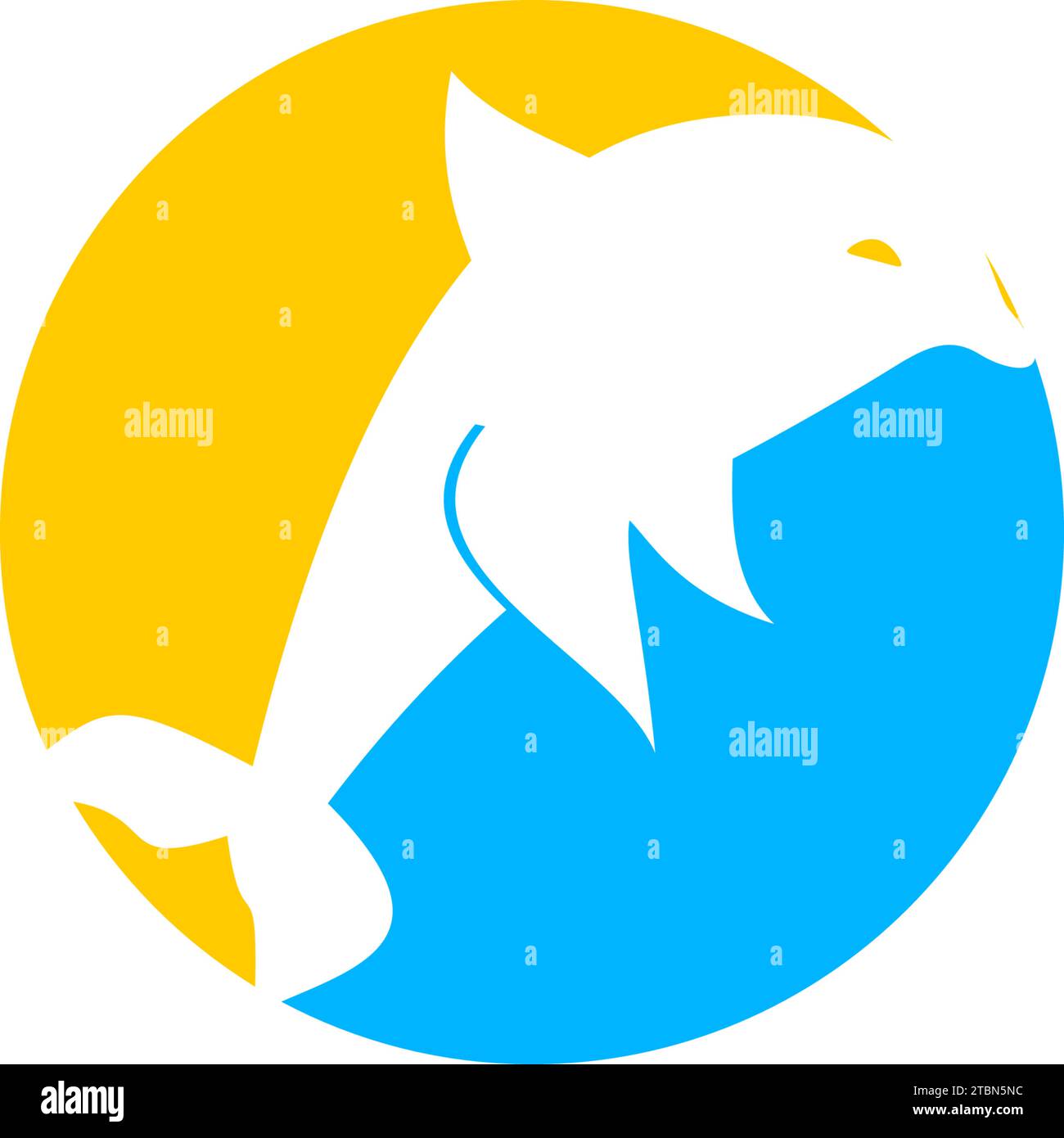 dolphin smart animal vector logo design inspiration for sanctuary, zoo