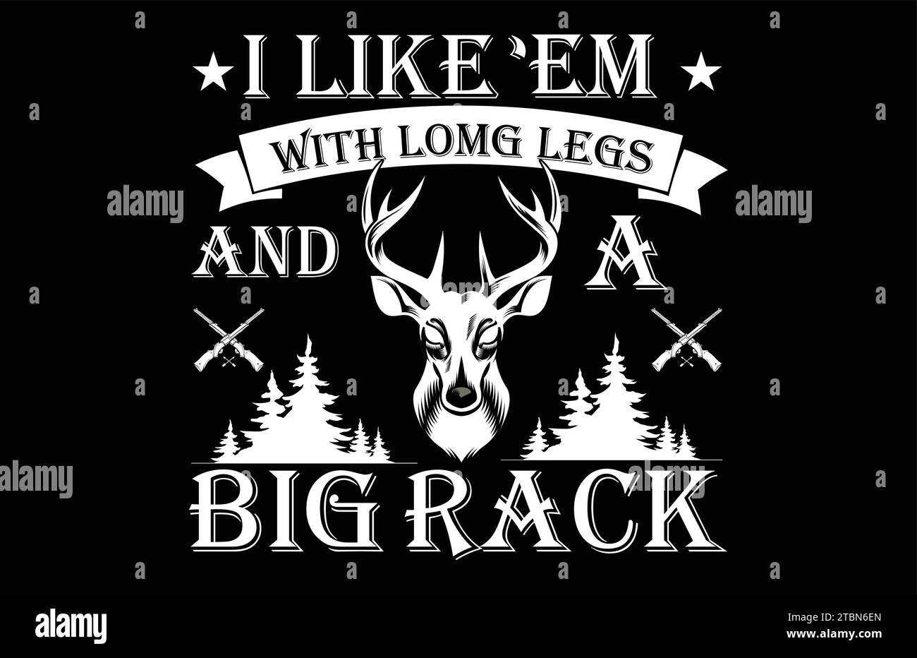 hunting tshirt design vector file, eps Stock Vector
