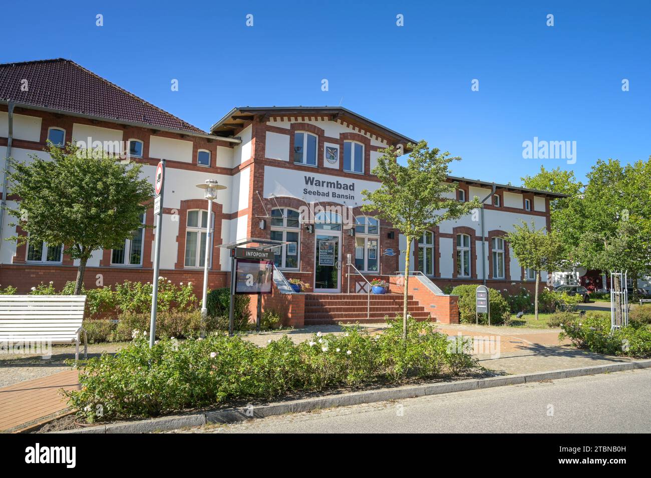Warmbad Seebad Bansin, Hallenbad, Therme, Bansin, Usedom, Mecklenburg-Vorpommern, Deutschland Stock Photo