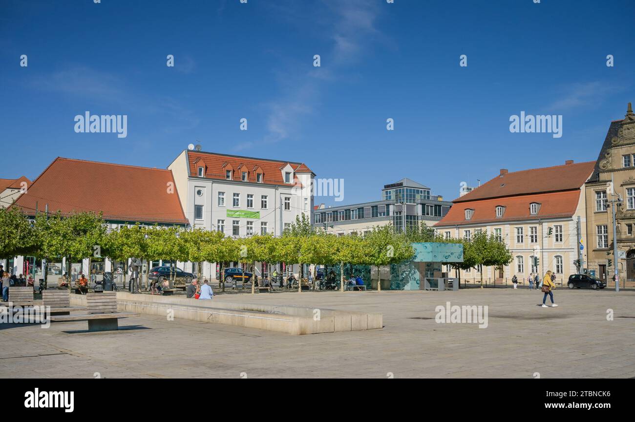 Marktplatz, Altstadt, Eberswalde, Brandenburg, Deutschland Stock Photo