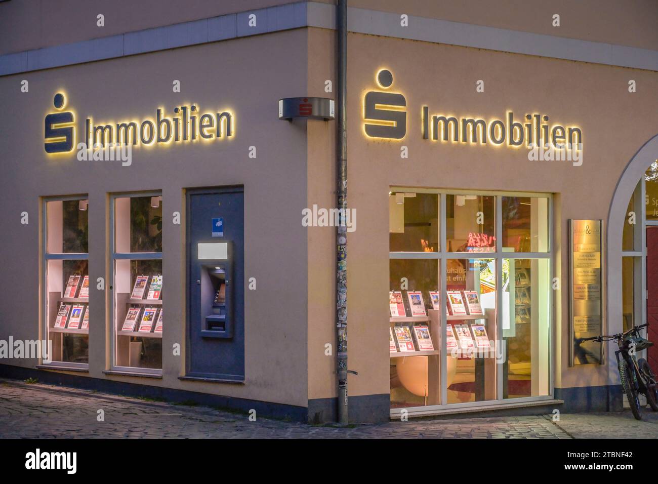 Filiale Sparkasse, Johannisstraße, Jena, Thüringen, Deutschland Stock