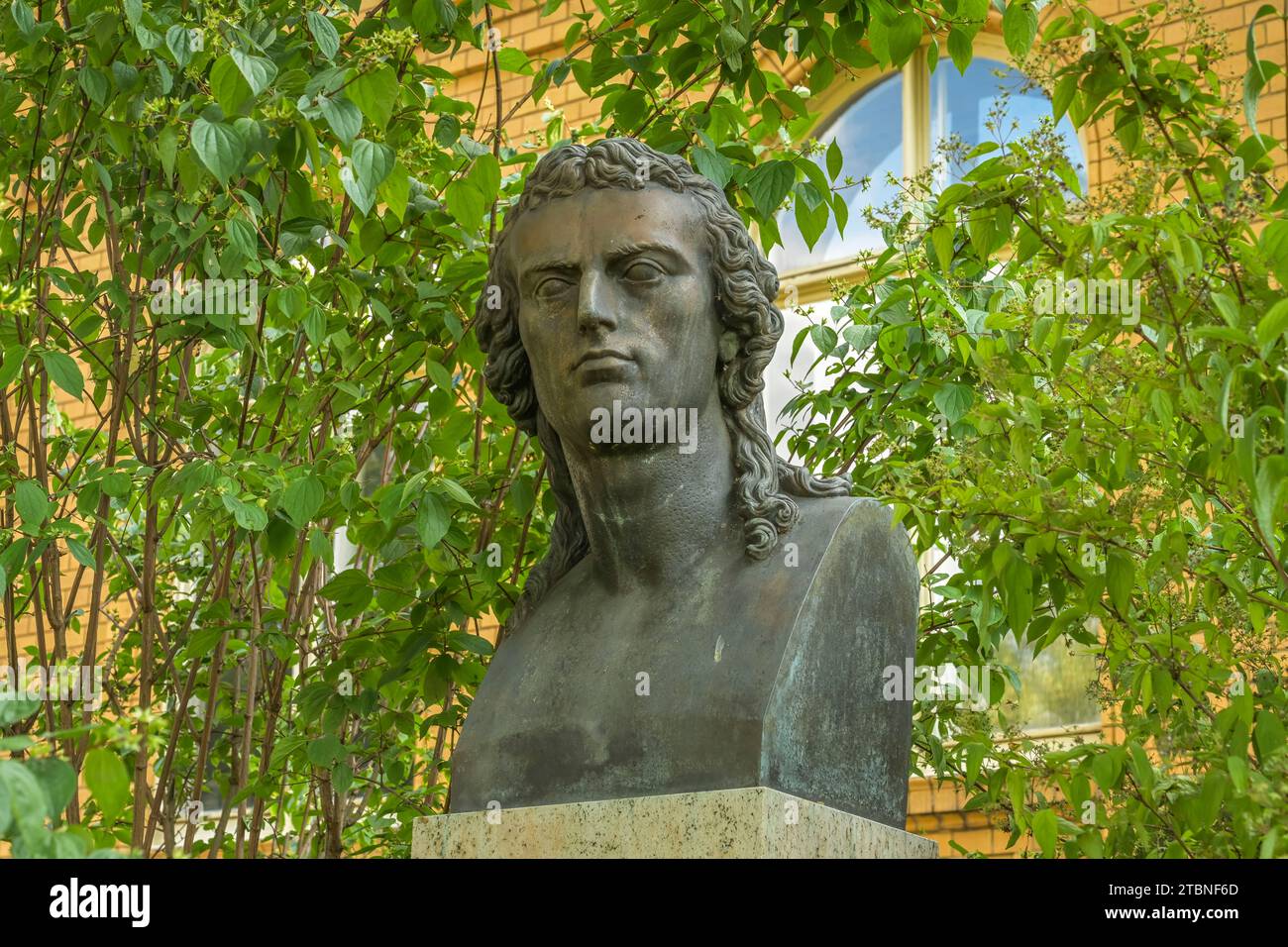 Büste Friedrich Schiller, Schillers Gartenhaus, Schillergäßchen, Jena